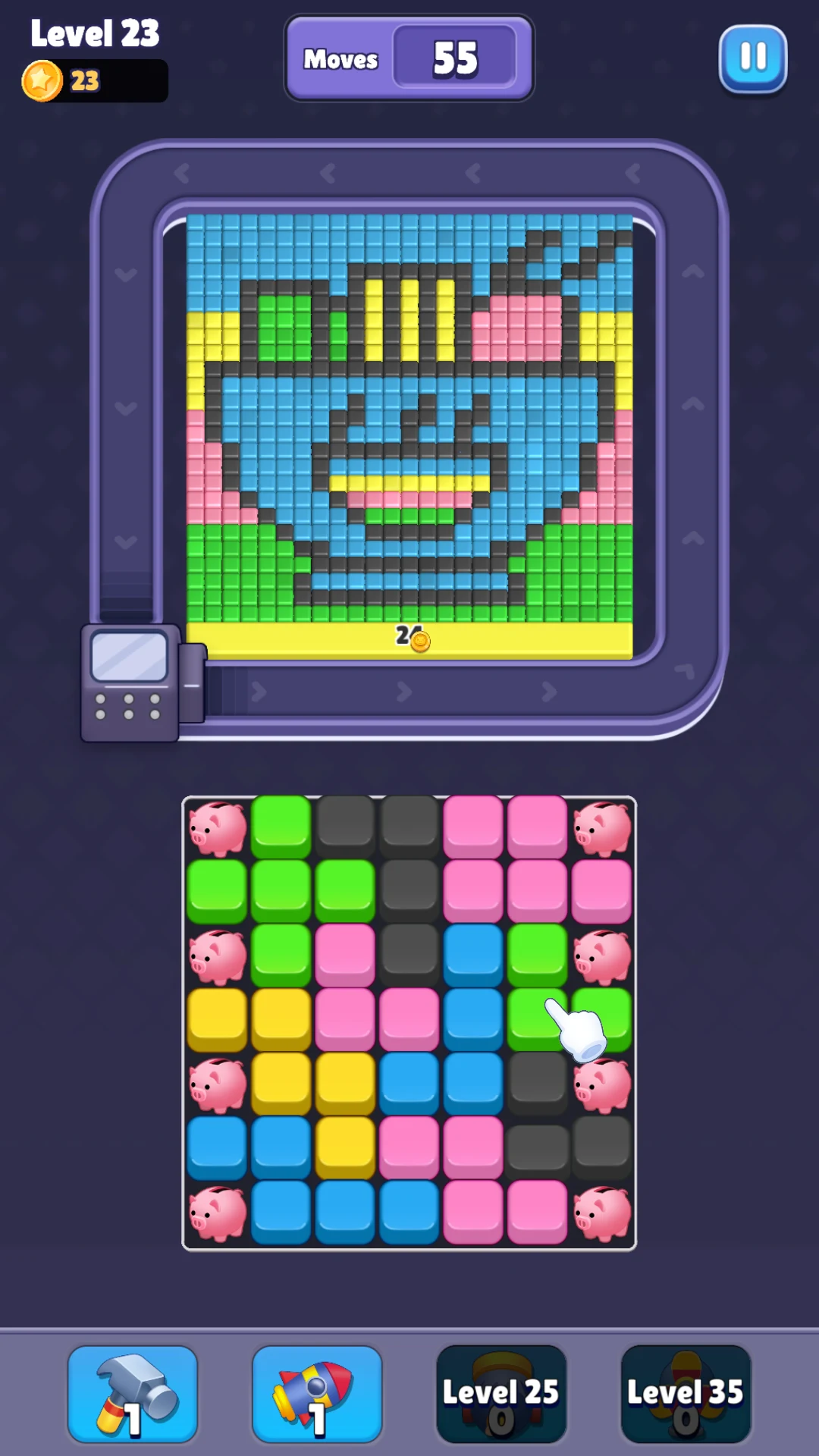 Pop Puzzle - Blast pixel screenshot